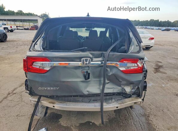 5FNRL6H73JB010110 2018 HONDA ODYSSEY Green Rear view