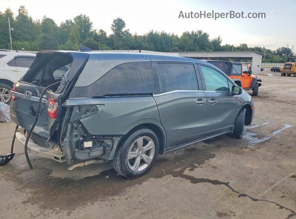 5FNRL6H73JB010110 2018 HONDA ODYSSEY Green Rear right