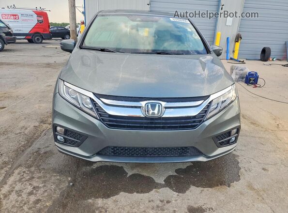 5FNRL6H73JB010110 2018 HONDA ODYSSEY Green Front view
