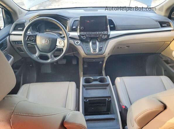 5FNRL6H73JB010110 2018 HONDA ODYSSEY Green Dashboard view