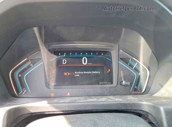 5FNRL6H73JB010110 2018 HONDA ODYSSEY Green Instrument cluster view