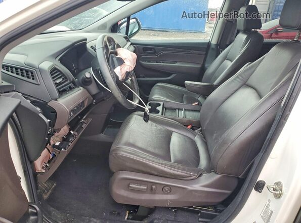 5FNRL6H73KB101914 2019 HONDA ODYSSEY White Widok wnętrza z przodu