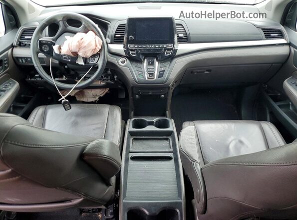 5FNRL6H73KB101914 2019 HONDA ODYSSEY White Widok deski rozdzielczej