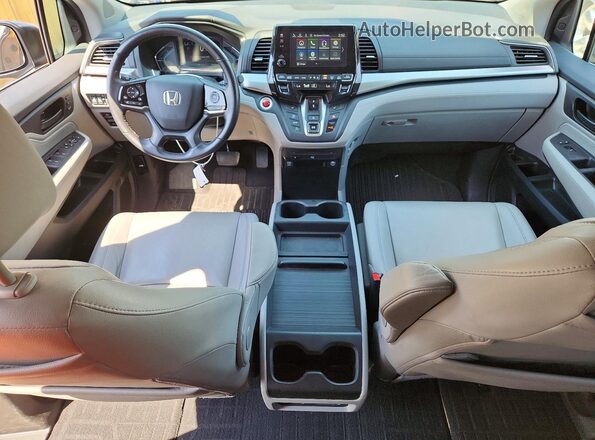 5FNRL6H73LB030666 2020 HONDA ODYSSEY Gray Вид панелі приладів