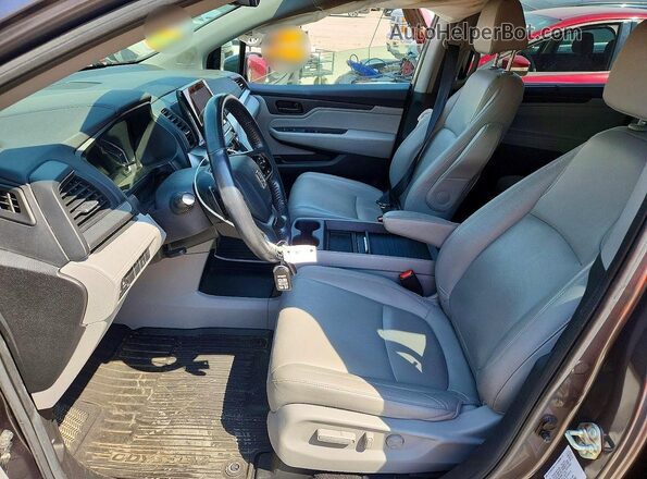 5FNRL6H73LB030666 2020 HONDA ODYSSEY Gray Вид салону спереду