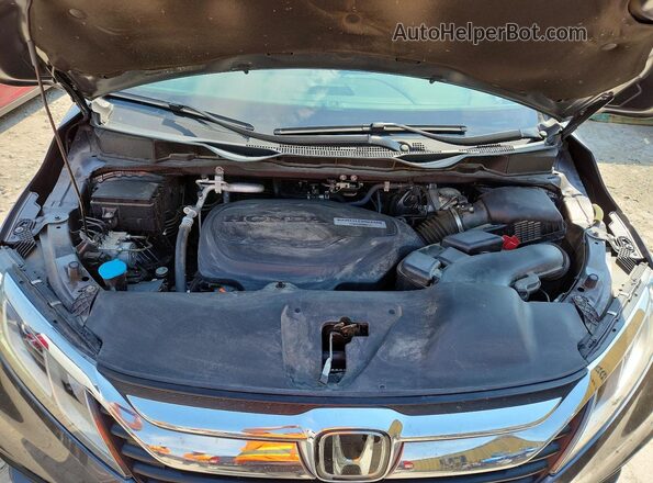 5FNRL6H73LB030666 2020 HONDA ODYSSEY Gray Вид підкапотного простору