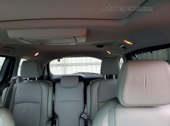 5FNRL6H73LB062386 2020 HONDA ODYSSEY Blue Rear seats view