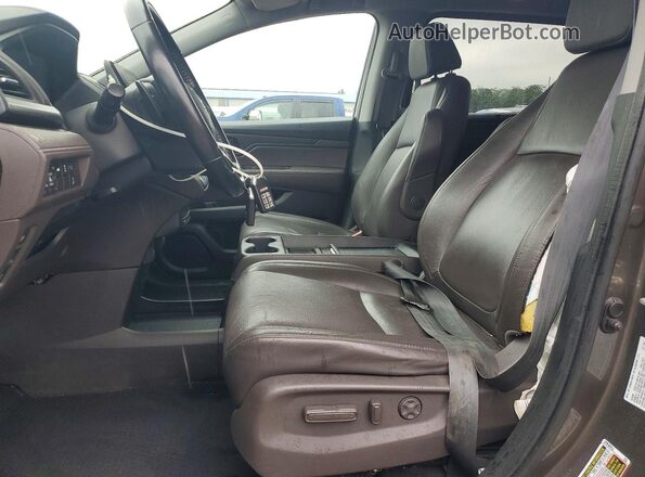 5FNRL6H73LB073310 2020 HONDA ODYSSEY Gray Widok wnętrza z przodu