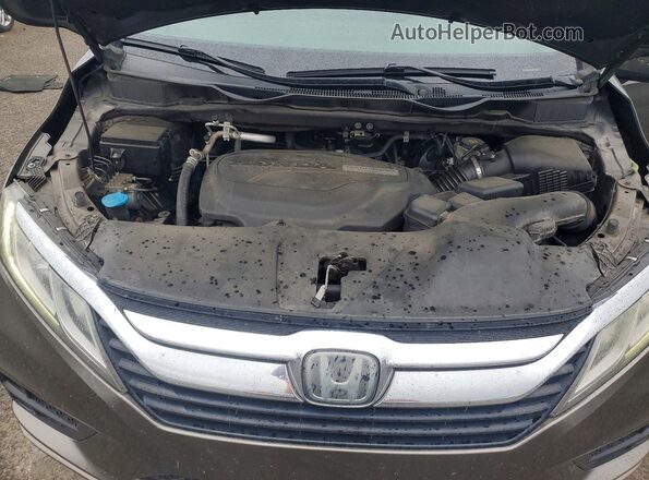 5FNRL6H73LB073310 2020 HONDA ODYSSEY Gray Widok komory silnika