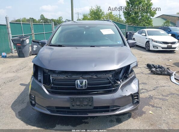 5FNRL6H73MB015375 2021 HONDA ODYSSEY Gray Вид задньої частини салону