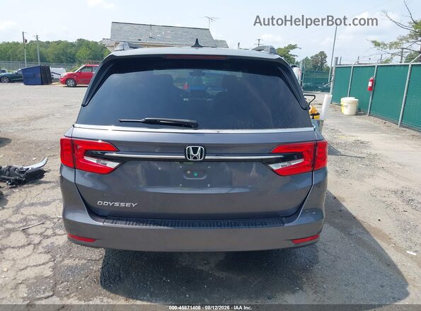 5FNRL6H73MB015375 2021 HONDA ODYSSEY Gray 