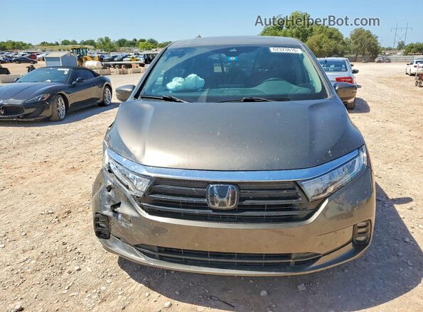 5FNRL6H73NB013319 2022 HONDA ODYSSEY Gray Widok z przodu