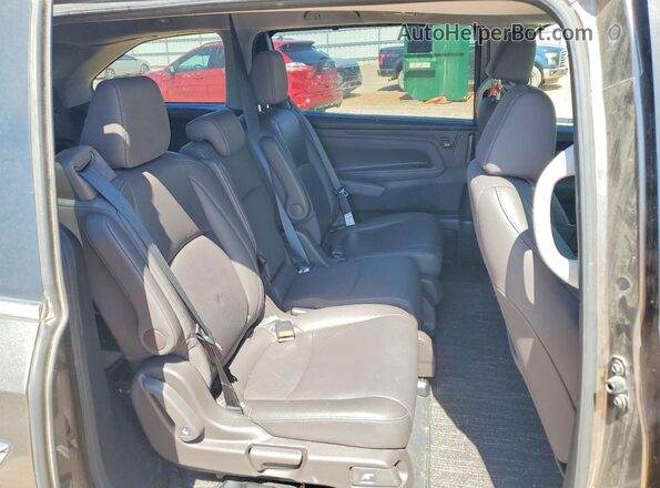 5FNRL6H73NB013319 2022 HONDA ODYSSEY Gray Widok wnętrza z tyłu