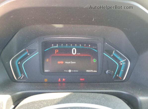 5FNRL6H73NB013319 2022 HONDA ODYSSEY Gray Widok zestawu wskaźników