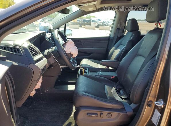 5FNRL6H73NB013319 2022 HONDA ODYSSEY Gray Widok wnętrza z przodu