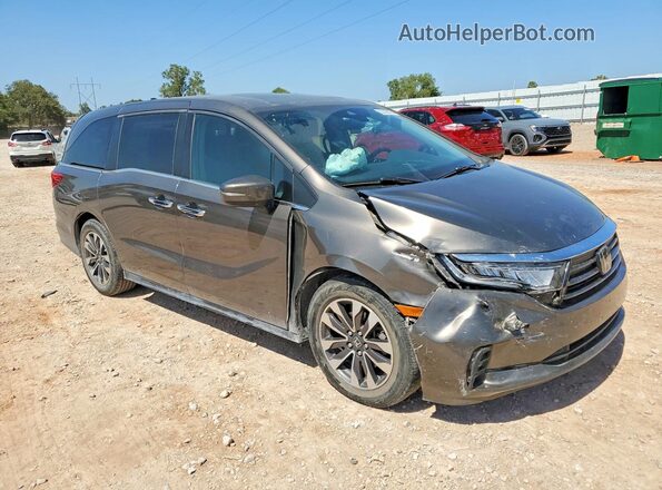 5FNRL6H73NB013319 2022 HONDA ODYSSEY Gray Przód prawy