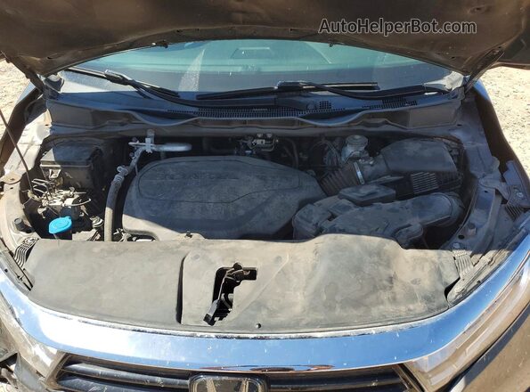 5FNRL6H73NB013319 2022 HONDA ODYSSEY Gray Widok komory silnika