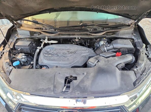 5FNRL6H73NB062262 2022 HONDA ODYSSEY Black Vista del compartimento del motor