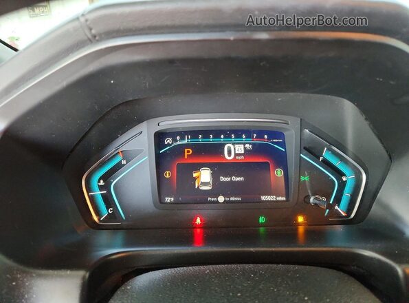 5FNRL6H73NB062262 2022 HONDA ODYSSEY Black Vista del cuadro de instrumentos
