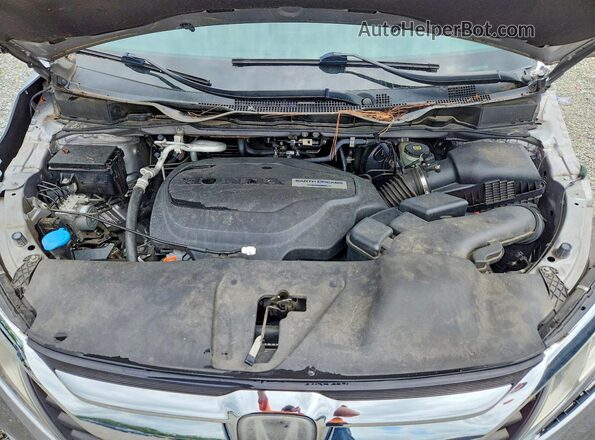 5FNRL6H74JB046498 2018 HONDA ODYSSEY Silver ძრავის განყოფილების ხედი