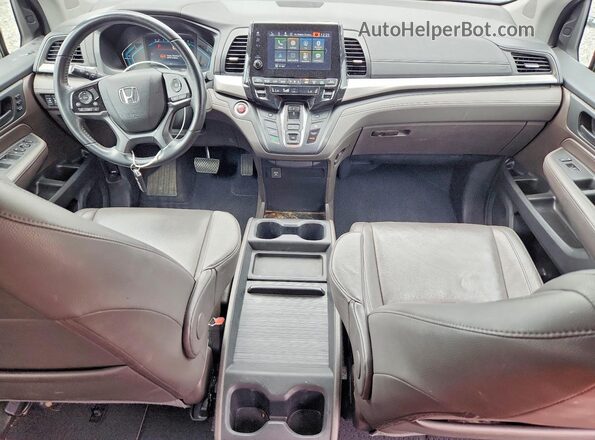 5FNRL6H74JB046498 2018 HONDA ODYSSEY Silver წინა პანელის ხედი