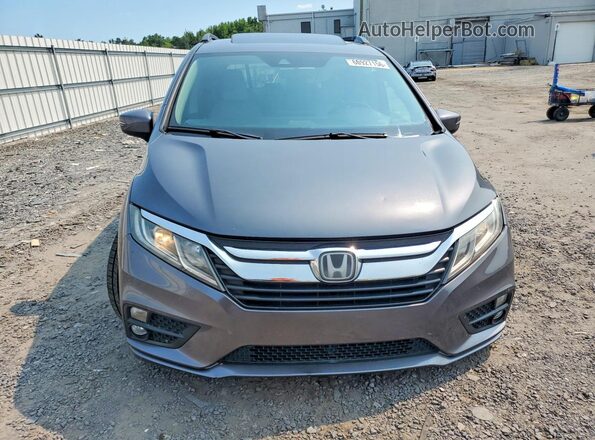 5FNRL6H74JB060093 2018 HONDA ODYSSEY Gray Widok z przodu