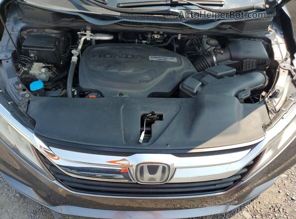 5FNRL6H74JB060093 2018 HONDA ODYSSEY Gray Widok komory silnika