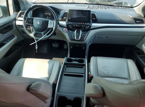 5FNRL6H74JB060093 2018 HONDA ODYSSEY Gray Widok deski rozdzielczej