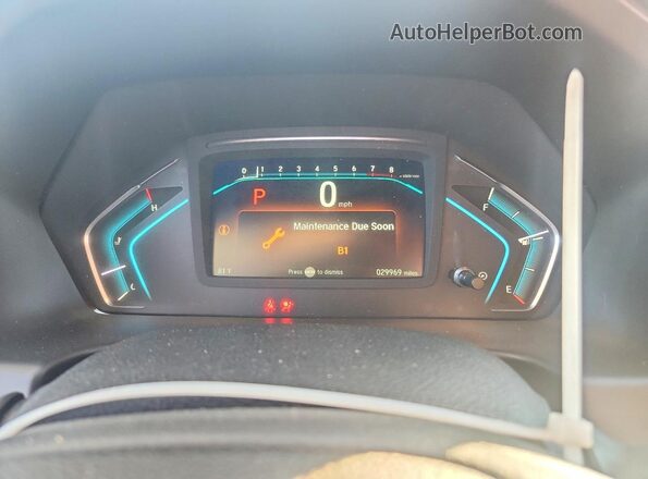 5FNRL6H74JB065116 2018 HONDA ODYSSEY Burgundy Vista del cuadro de instrumentos