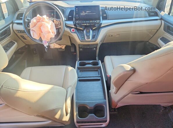 5FNRL6H74JB065116 2018 HONDA ODYSSEY Burgundy Vista del salpicadero