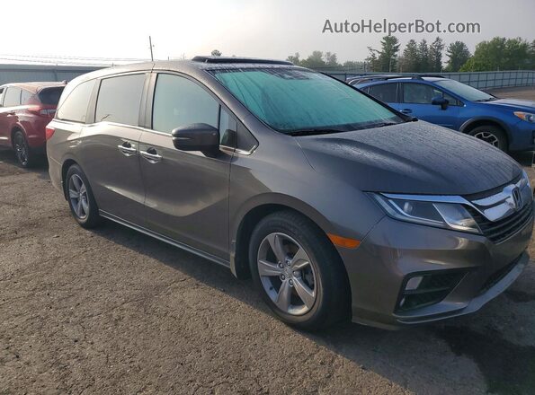 5FNRL6H74JB092414 2018 HONDA ODYSSEY Gray Przód prawy