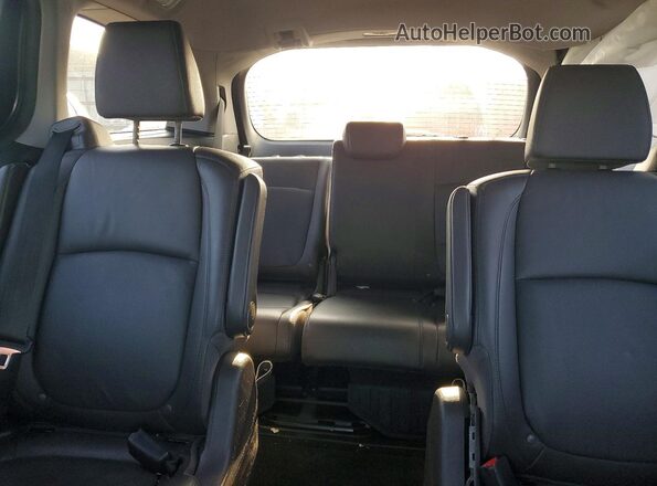 5FNRL6H74JB092414 2018 HONDA ODYSSEY Gray Widok tylnych siedzeń