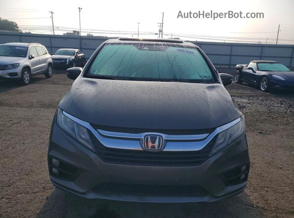5FNRL6H74JB092414 2018 HONDA ODYSSEY Gray Widok z przodu
