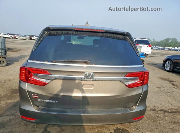 5FNRL6H74JB092414 2018 HONDA ODYSSEY Gray Widok z tyłu