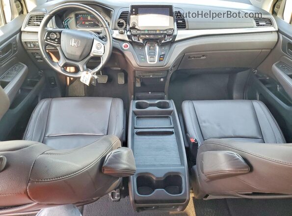 5FNRL6H74JB092414 2018 HONDA ODYSSEY Gray Widok deski rozdzielczej