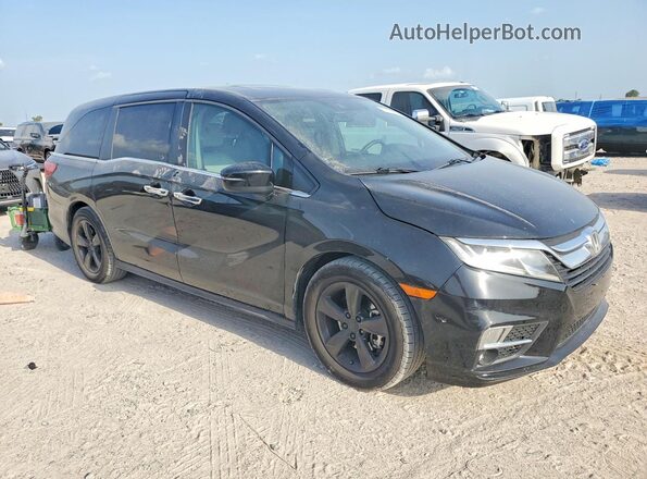 5FNRL6H74KB052223 2019 HONDA ODYSSEY Black Передня права чверть