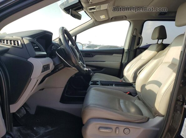 5FNRL6H74KB052223 2019 HONDA ODYSSEY Black Вид салону спереду