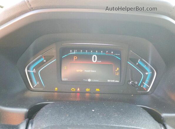 5FNRL6H74KB052223 2019 HONDA ODYSSEY Black Вид щитка приладів