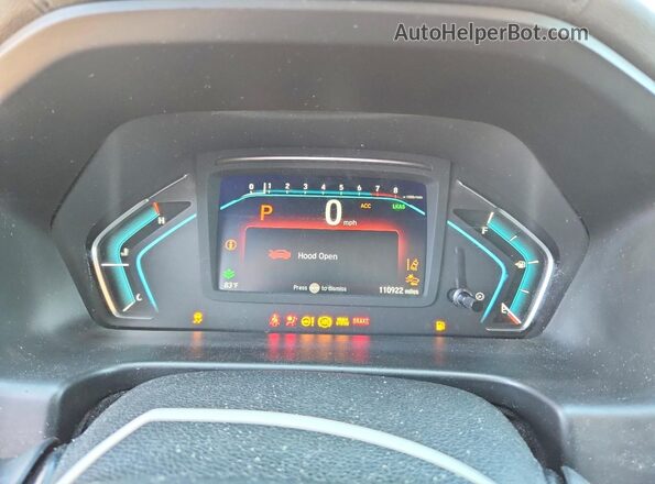 5FNRL6H74KB055753 2019 HONDA ODYSSEY Silver Widok zestawu wskaźników