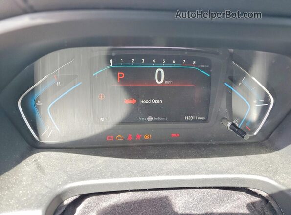 5FNRL6H74KB137126 2019 HONDA ODYSSEY Коричневый Вид щитка приборов