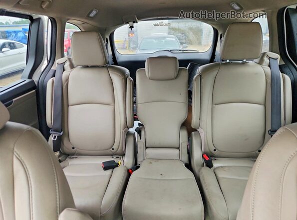 5FNRL6H74LB015318 2020 HONDA ODYSSEY White უკანა სავარძლების ხედი