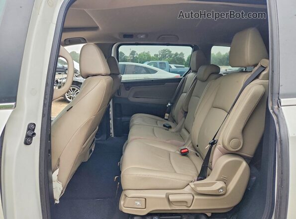 5FNRL6H74LB015318 2020 HONDA ODYSSEY White უკანა სალონის ხედი