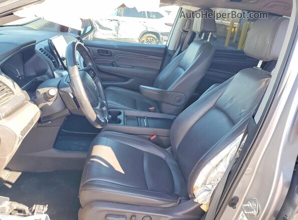 5FNRL6H74LB037481 2020 HONDA ODYSSEY Gray Widok wnętrza z przodu