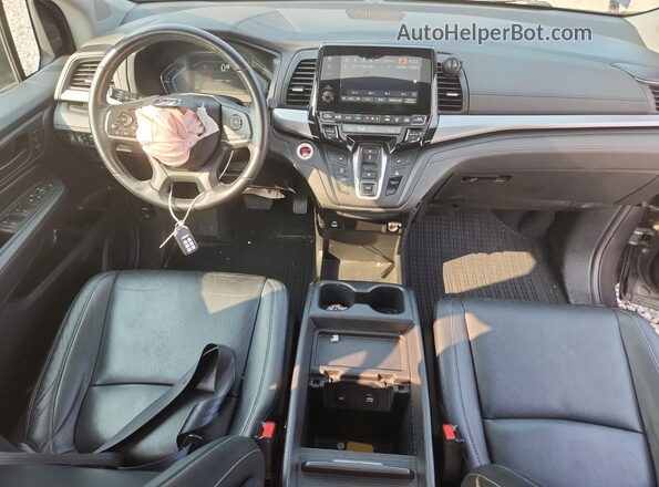 5FNRL6H74MB024988 2021 HONDA ODYSSEY Gray Вид панелі приладів