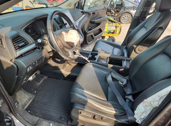 5FNRL6H74MB024988 2021 HONDA ODYSSEY Gray Вид салону спереду
