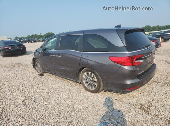 5FNRL6H74MB024988 2021 HONDA ODYSSEY Gray Задня ліва чверть