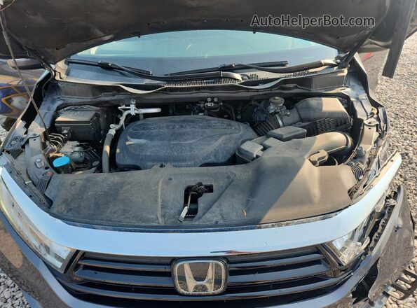 5FNRL6H74MB024988 2021 HONDA ODYSSEY Gray Вид підкапотного простору
