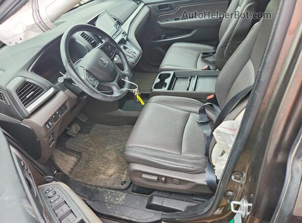5FNRL6H74NB020473 2022 HONDA ODYSSEY Gray წინა სალონის ხედი