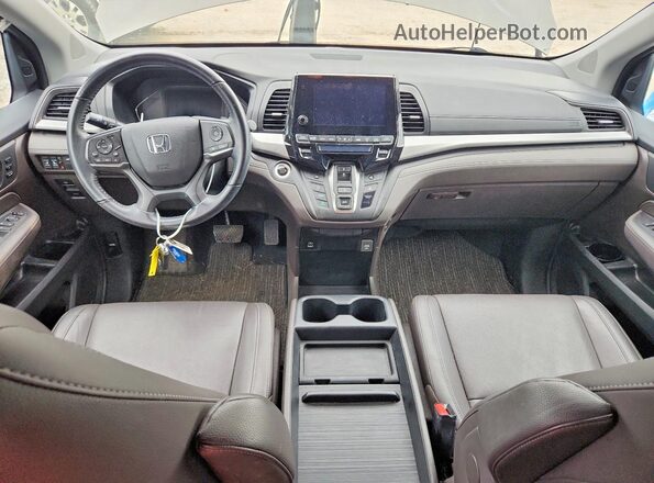 5FNRL6H74NB020473 2022 HONDA ODYSSEY Gray წინა პანელის ხედი