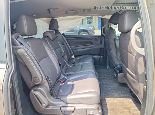 5FNRL6H74NB020473 2022 HONDA ODYSSEY Gray უკანა სალონის ხედი